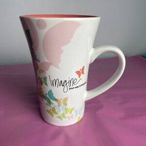 Imagine Mary Kay Coffee Mug Butterflies Pastel Butterflies